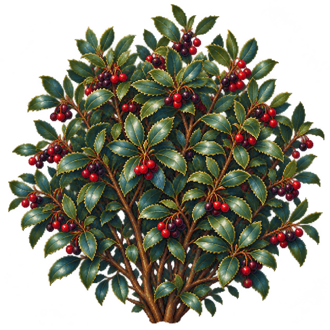 Hollyleaf cherry