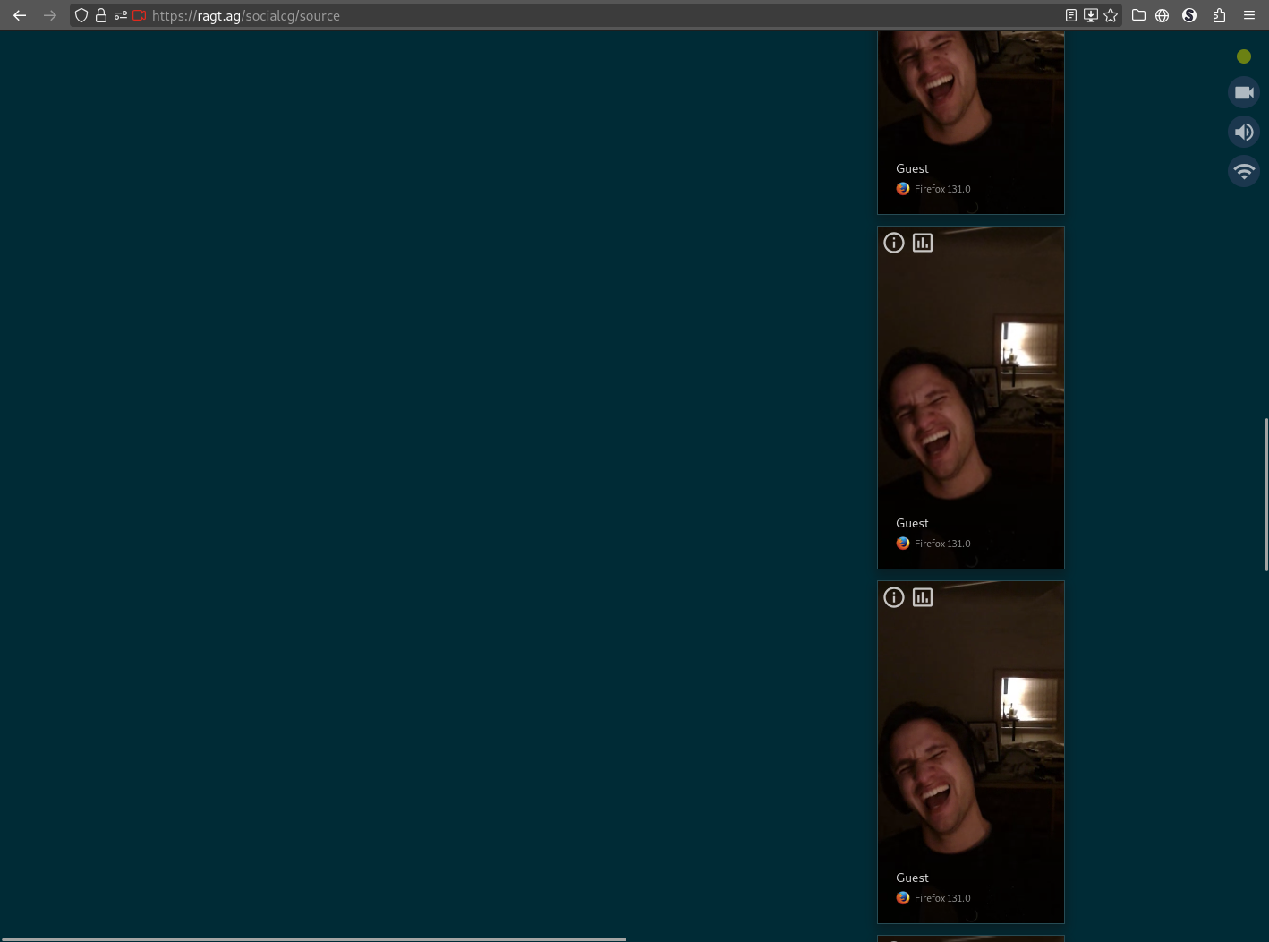 Maxwell cracking up in three simultaneous frames at a certain scroll height