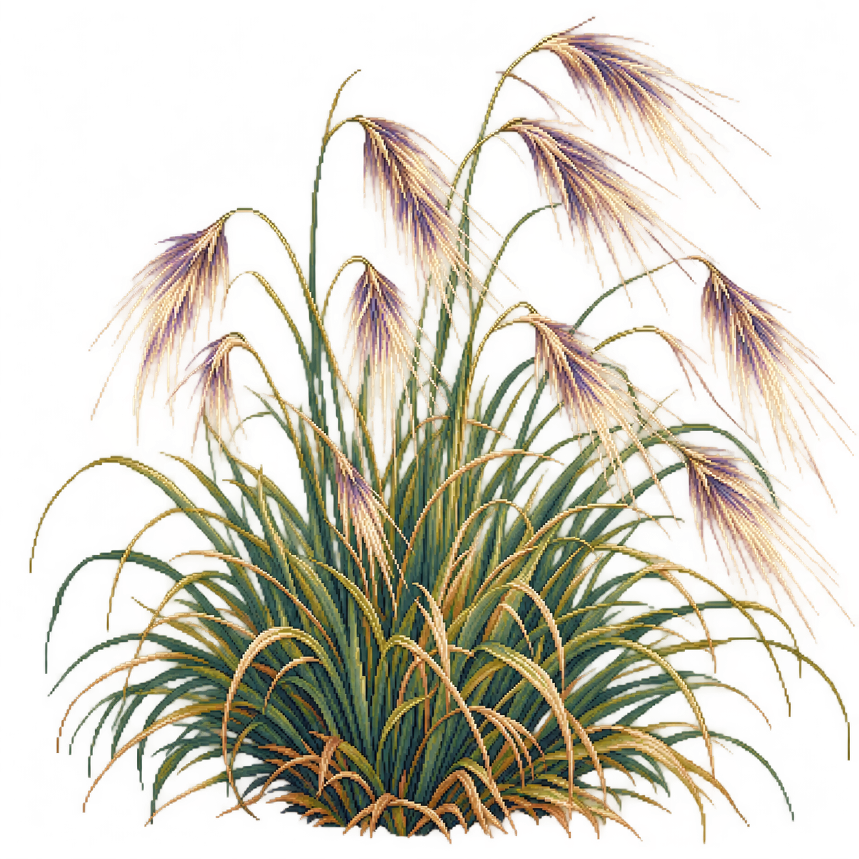 Purple needlegrass